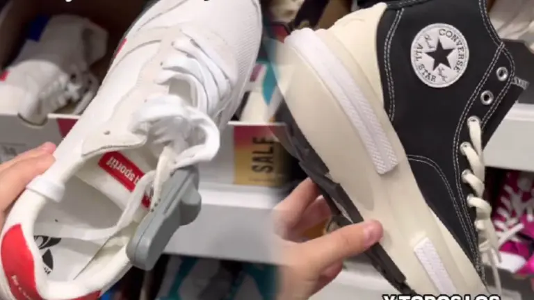 Bajan precios en el outlet de zapatillas Converse y Le Coq: dónde queda y por cuánto hay