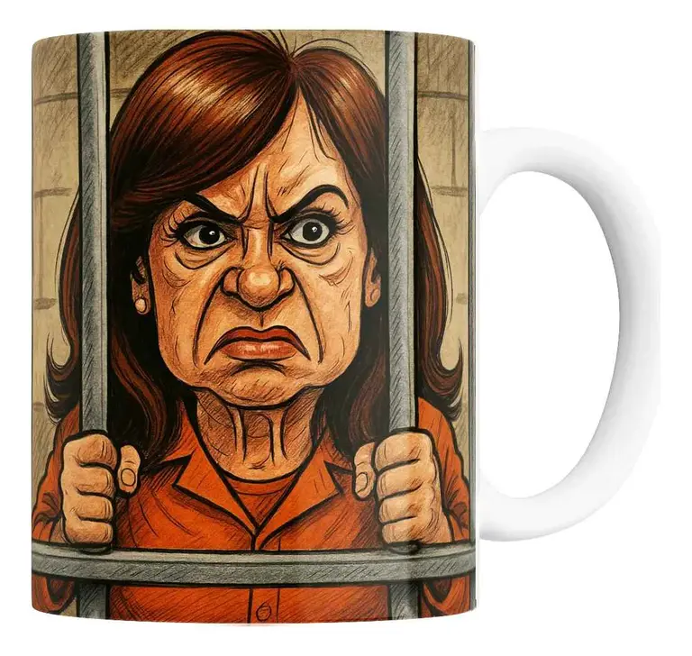 En Mercado Libre ya venden merchandising de Cristina presa: de medias, soquetes y muñequitos hasta tasas de cerámica