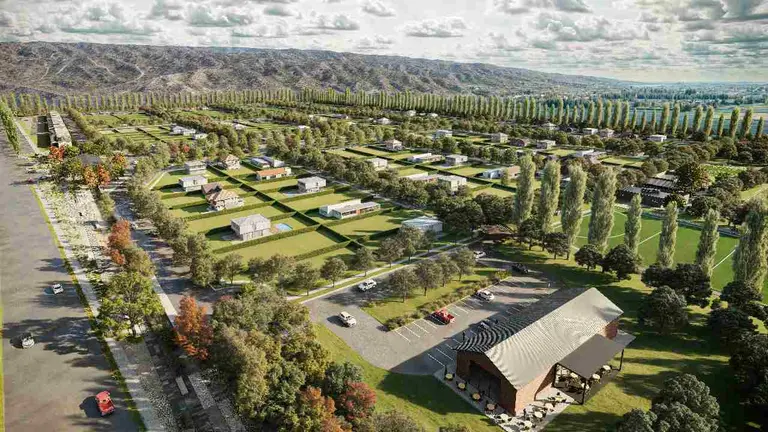 Oportunidad inmobiliaria: cuánto cuesta un lote en la nueva "mini ciudad" que se levanta cerca de viñedos