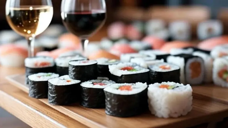 Vinos blancos, tintos ligeros y espumosos recién lanzados que son perfectos para disfrutar con sushi