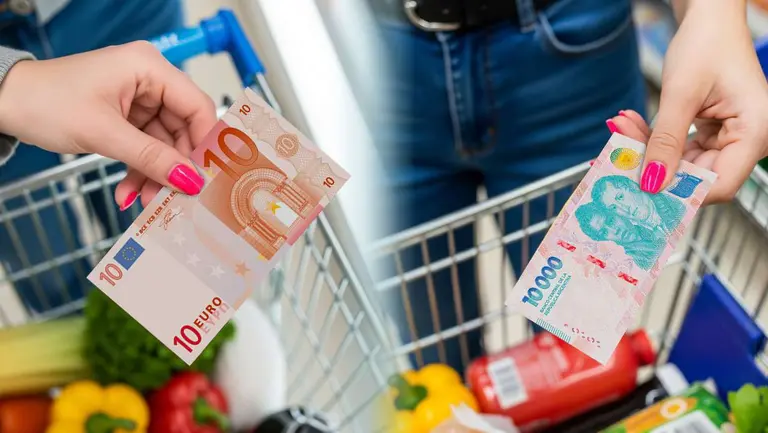 Argentina, cara en dólares y también en euros: cuánto más barato es llenar el changuito en España