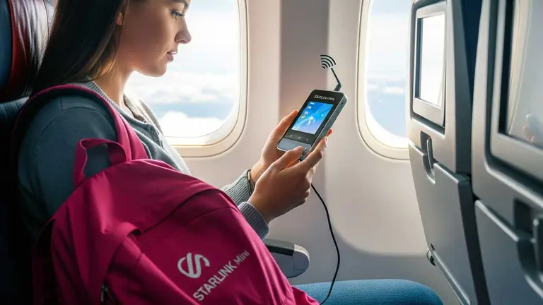 Internet de alto vuelo: ¿puedo usar Starlink Mini en un avión?