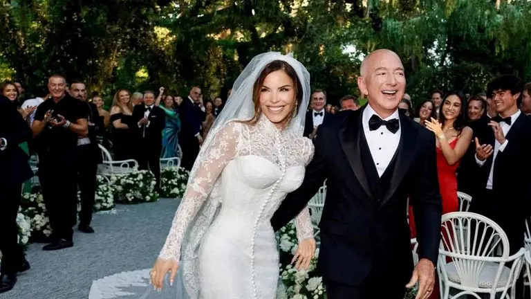 Jeff bezos se caso en venecia