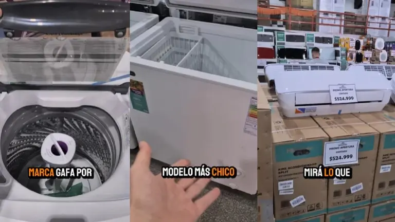Outlet con electrodomésticos en liquidación: lavarropas, heladeras y mucho más en oferta