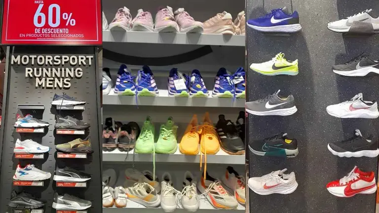 Outlet de Nike, Puma, adidas y Fila con zapatillas baratas