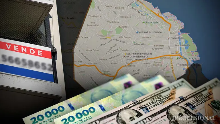 En qué barrios porteños se consiguen departamentos de 1 ambiente por menos de u$s50.000