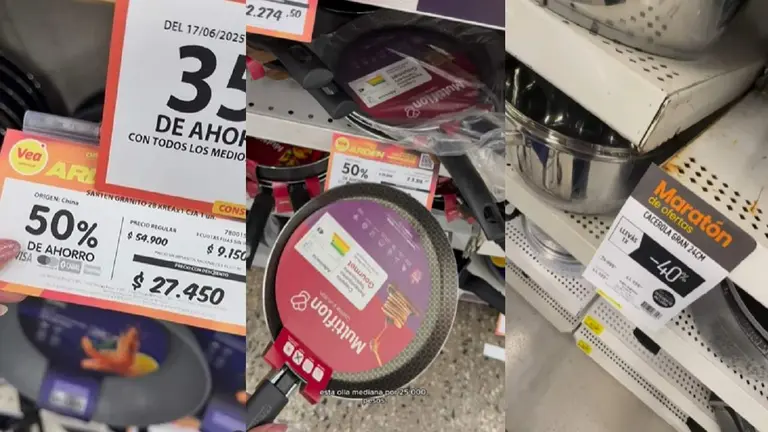 Oferta en ollas y sartenes