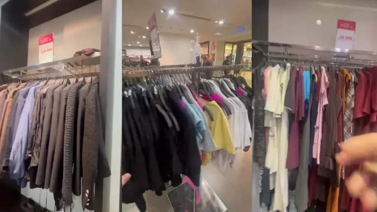 ¿Precios de liquidación? Una influencer mostró las rebajas de Zara en el Abasto