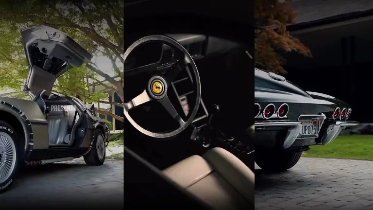 Exposición con la Ferrari negra de Maradona, el DeLorean y más: cuándo y dónde verlos