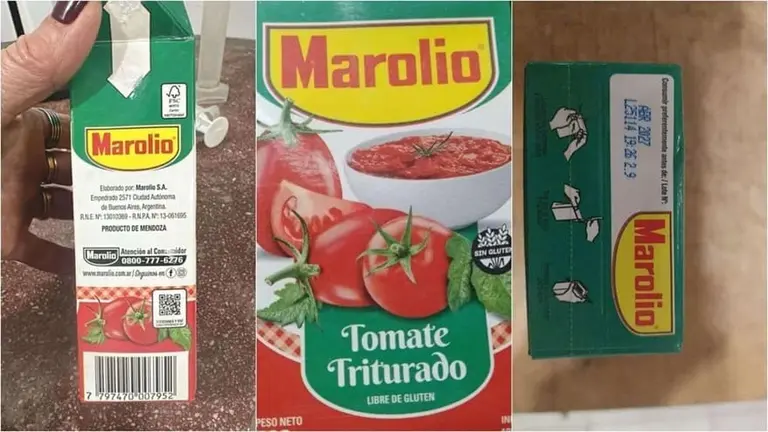 Retiran un lote de tomate triturado Marolio con gusanos: cómo identificarlo