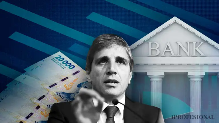 Vence deuda por $8 billones y Caputo no quiere dejar ni un peso "suelto": se recalienta la puja con los bancos