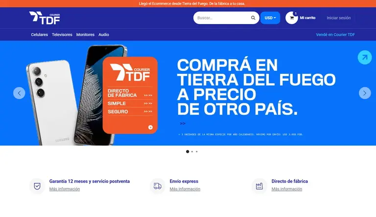 Courier TDF, el nuevo "mercado libre" de tecnología en Argentina