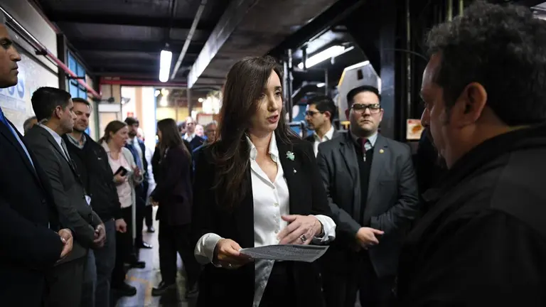 VIDEO | El incómodo momento que vivió Victoria Villarruel durante una visita a una fábrica