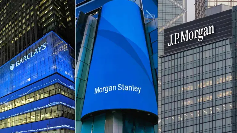 Barclays, Morgan stanley y JP Morgan