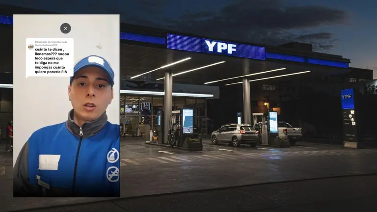 Trabaja en YPF y reveló cuáles son las preguntas obligatorias de los playeros a clientes