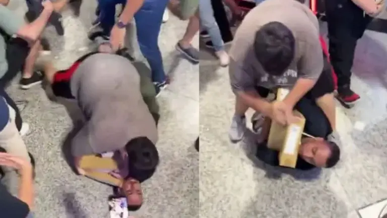VIDEO | Caos en Ciudad del Este por el Black Friday: empujones y golpes para aprovechar los descuentos