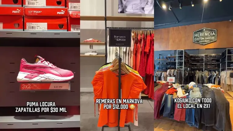 Outlet of premium brands with discount