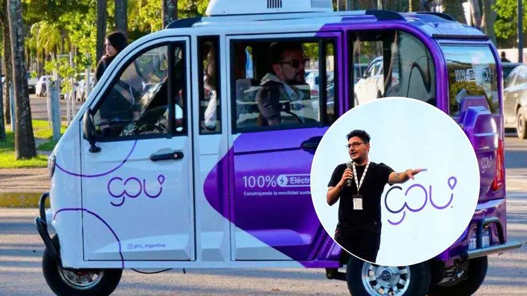 El correntino que desafía a Uber: creó los primeros triciclos sustentables y quiere importar 100 autos eléctricos