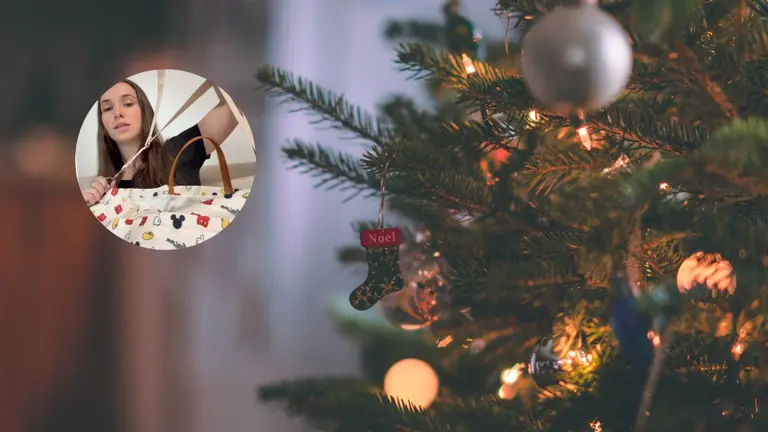 caja navideña disney