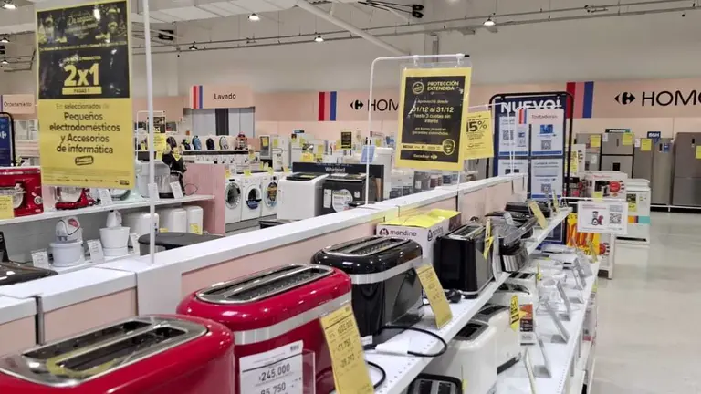 Carrefour lanzó un 2x1 en electrodomesticos
