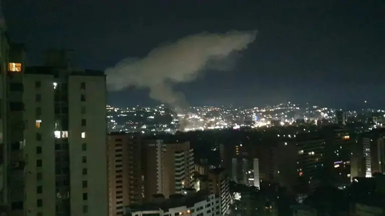 Así fue el ataque de EE.UU. sobre Venezuela para detener a Maduro