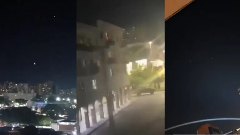 VIDEOS | Tensión en Caracas: reportaron disparos y detonaciones sobre el Palacio de Miraflores