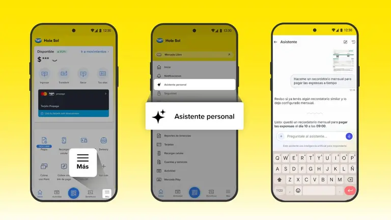 Nuevo Asistente Personal de Mercado Pago: cómo funciona y qué operaciones permite