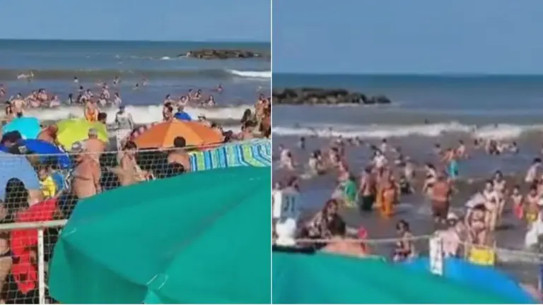 Tragedia en la Costa: un muerto y 35 heridos por una ola gigante que arrasó con todo en la playa