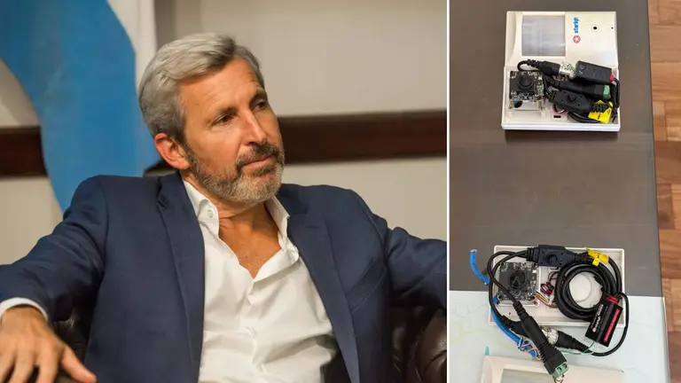 "Dispositivos de espionaje": Frigerio denunció que encontró micrófonos y cámaras ocultos en su despacho