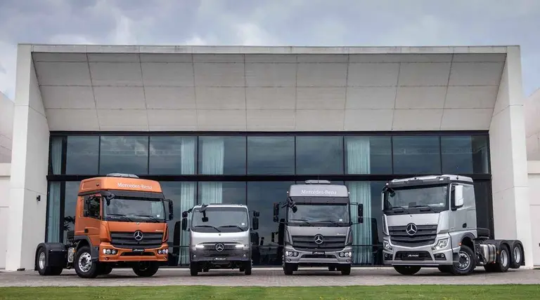 Mercedes Benz cerró 2025 como marca líder en venta de camiones en Argentina