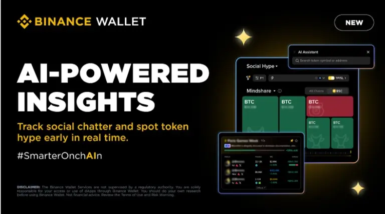 Binance Wallet presenta nuevas funciones con IA para ayudar a usuarios a manejar la sobrecarga de información en Web3