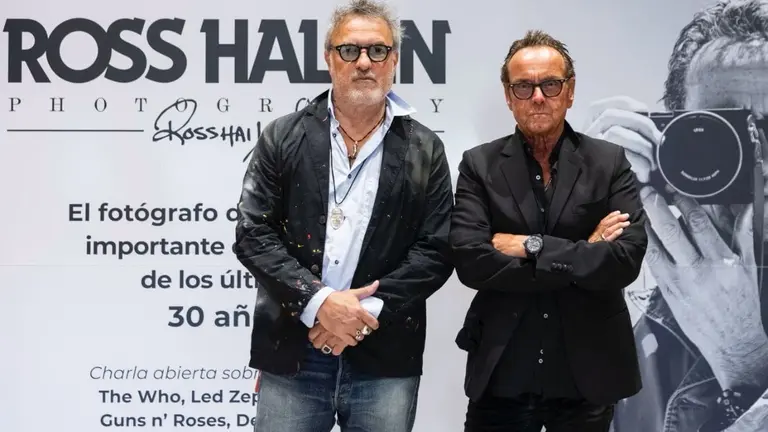 Ross Halfin presentó Deadman junto a Jorge Corcho Rodríguez en Punta del Este