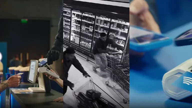 Con dos figuras de la Selección Argentina, esta tarjeta anunció sorteo para ir al Mundial