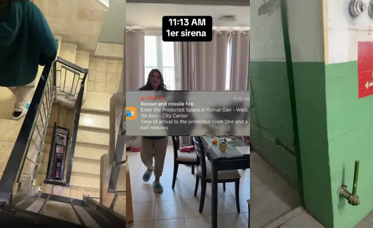 "Acompáñenme al día cuatro en la guerra": argentina mostró en redes cómo se vive en Israel