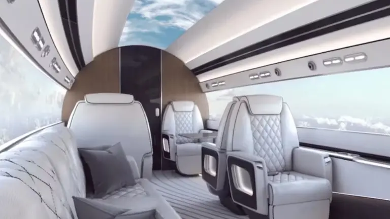 El avión sin ventanas que promete cambiar para siempre la forma de volar