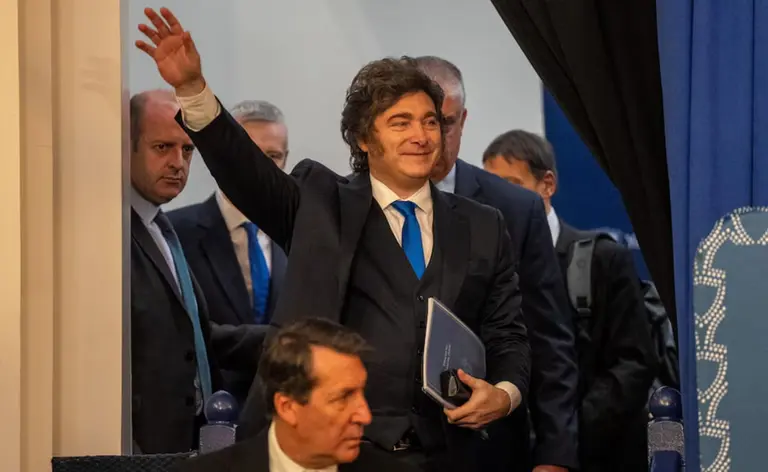 Javier Milei habló en una universidad de Nueva York