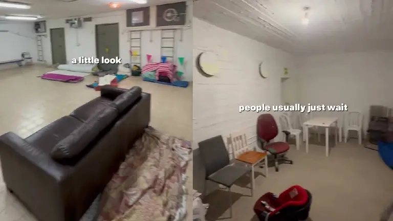 ¿Hay baños en los refugios de guerra?: Influencer mostró la realidad de los búnkers en Israel