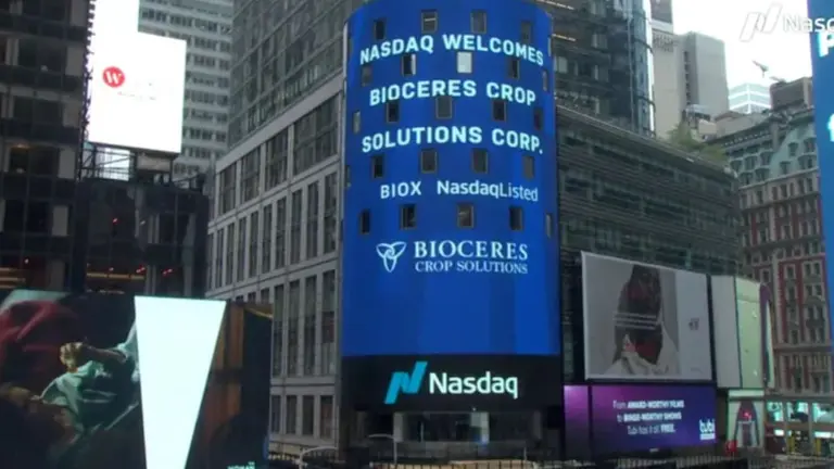 Bioceres se desplomó en Wall Street: cayó 17% en un día y hay máxima preocupación entre inversores