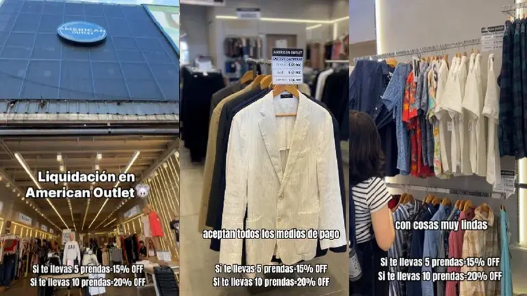 Liquidan ropa de marca en reconocido outlet: precios muy baratos y cuotas sin interés