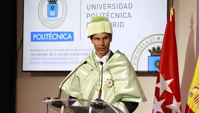Rafael Nadal Doctorado Honoris Causa UPM
