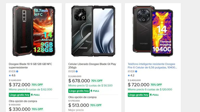 Celulares "blindados" y con pantallas ultrarresistentes: qué modelos comprar desde $370.000