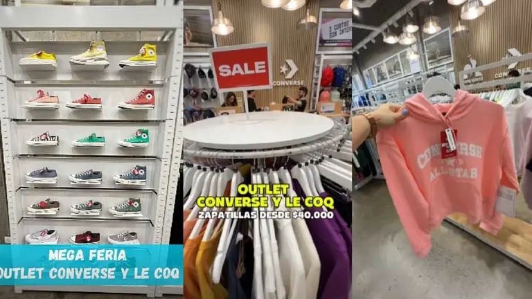 Mega liquidación en outlet de Converse y Le Coq: zapatillas desde $40.000 y ropa con 50% de descuento