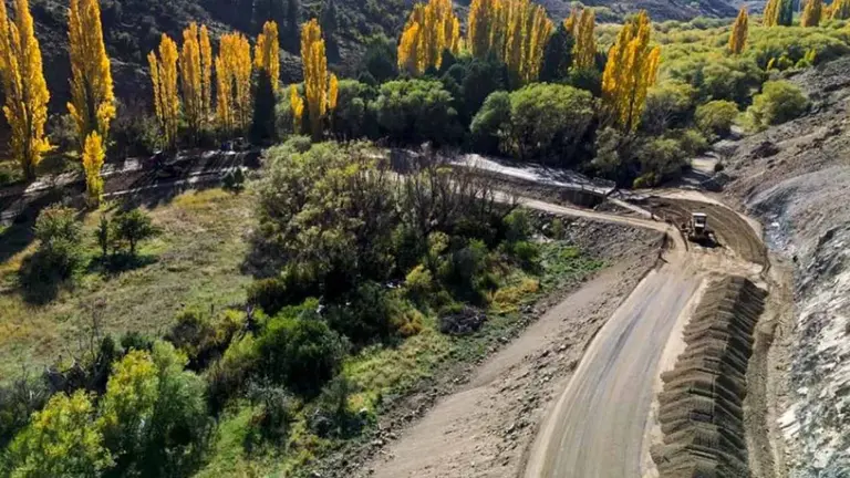 Cómo está la obra en una ruta estratégica para el desarrollo del turismo en la Patagonia