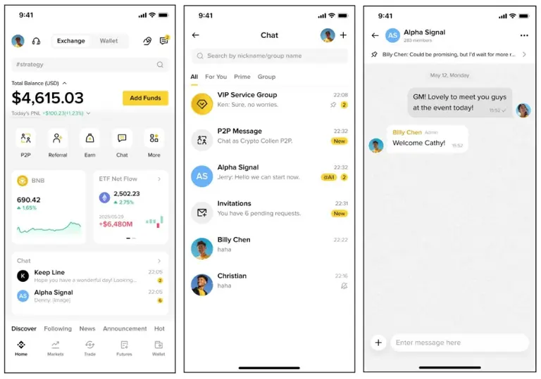  Binance Chat, un paso hacia una superapp financiera cotidiana más integrada 