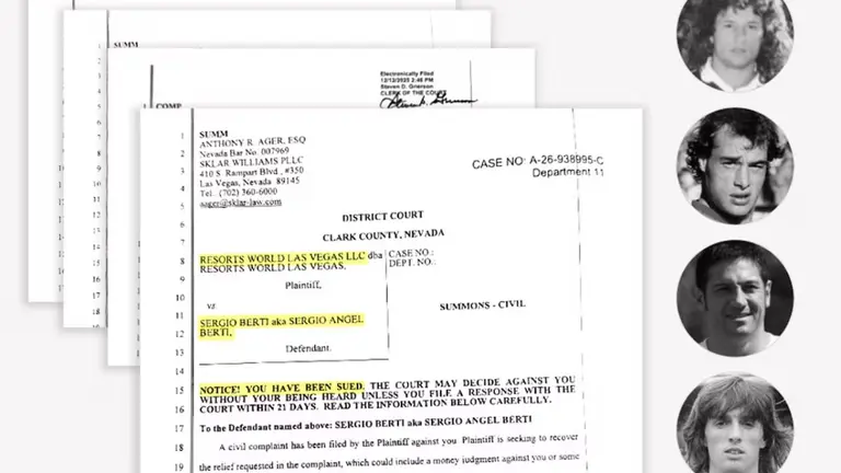 Exfutbolistas argentinos enfrentan demandas por deudas de juego en EE.UU que superan los u$s2,6 millones