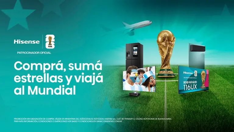Hisense: "Comprá, sumá estrellas y ganá"