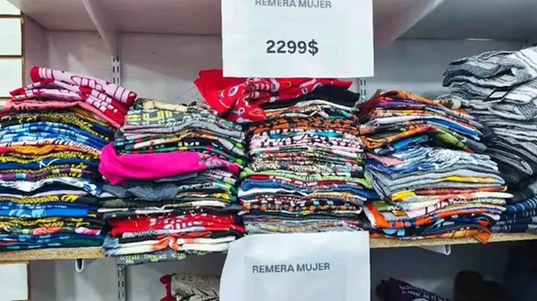 Ropa desde $2.299: el nuevo outlet de Once que atrae a cientos de compradores por día