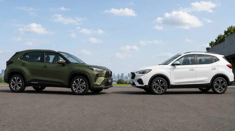SUV tradicional versus chino: ¿conviene más comprar el Toyota Yaris Cross o el MG ZS?