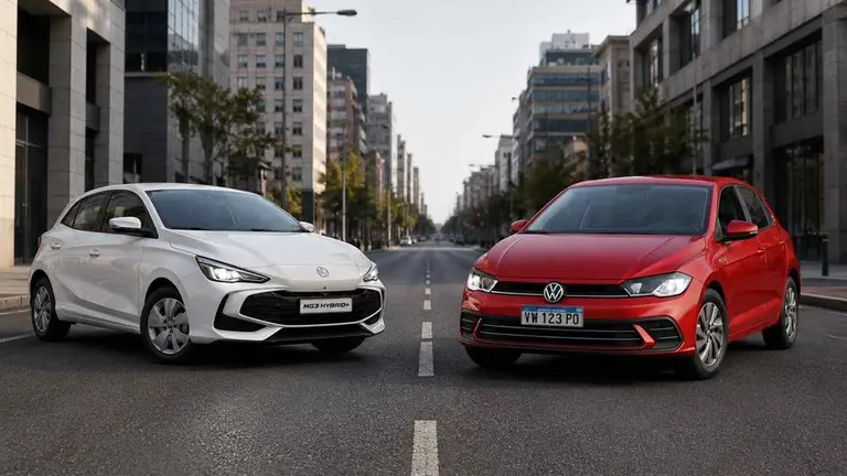 Auto tradicional versus chino moderno: ¿conviene comprar un Volkswagen Polo o un MG3 3 Hybrid?