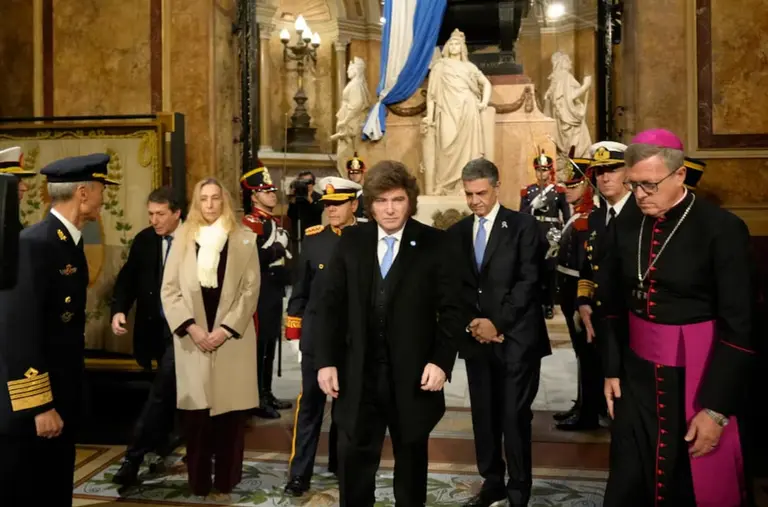 milei en tedeum 2026